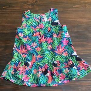 Colorful Tropical Patterned Shirt for Kids